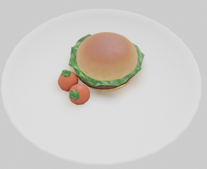 メロのハンバーガー