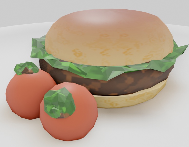 メロのハンバーガー