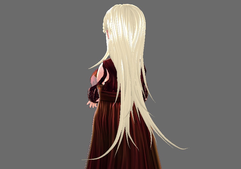 Vroid Long Fancy Hair