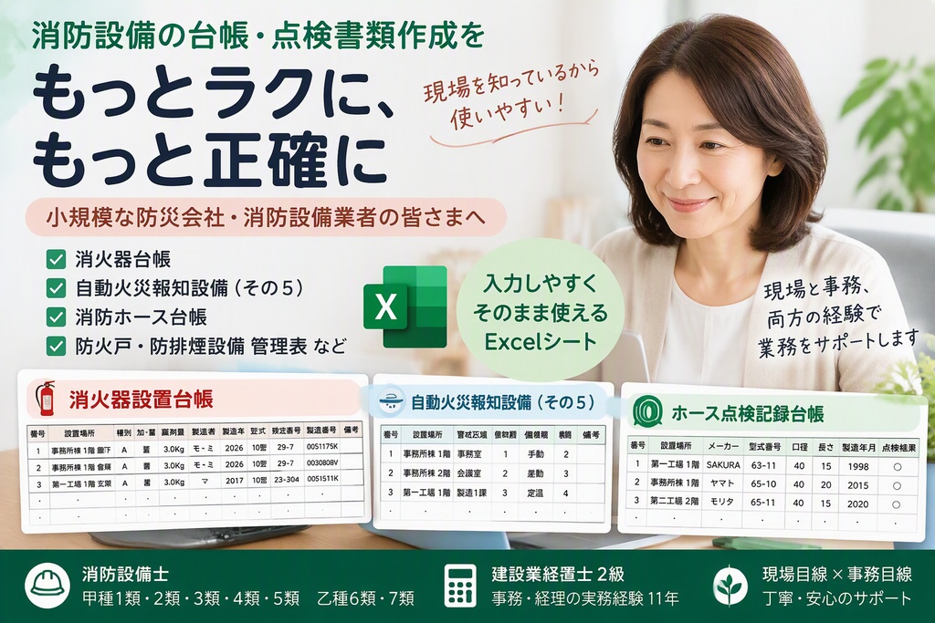 消防用設備等点検結果報告書　台帳入力支援シート