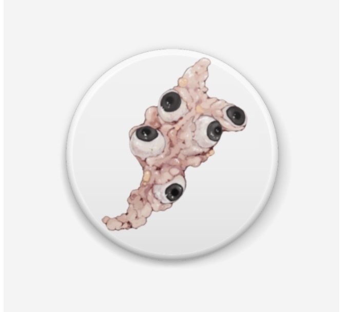 目玉むにむに缶バッジ