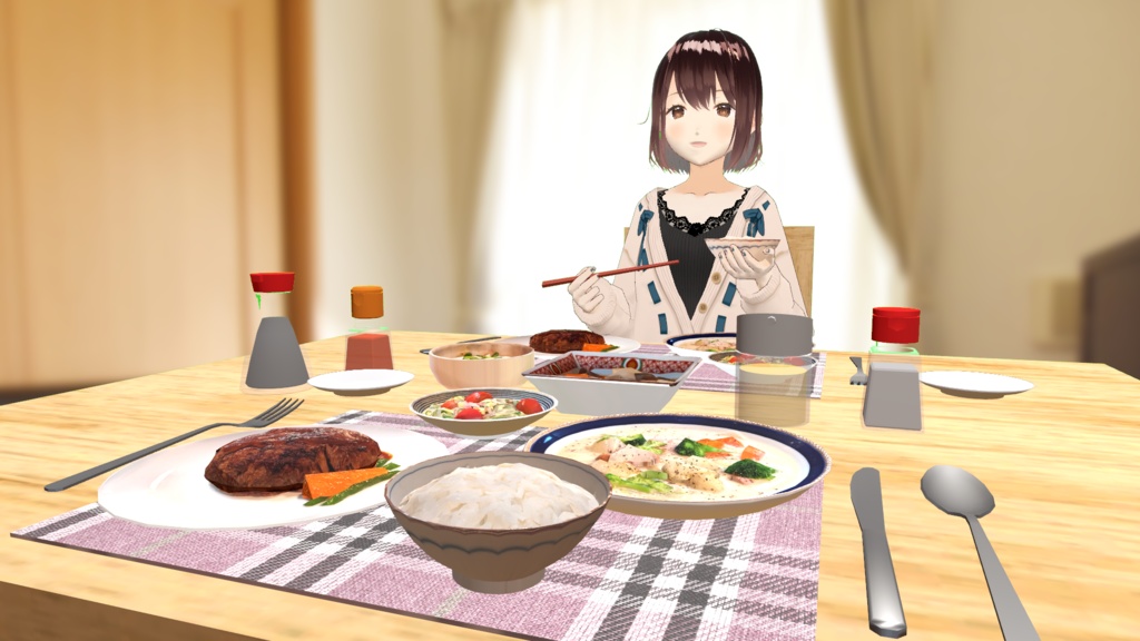 無料【VRChat想定】春雨サラダ △1620