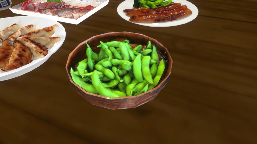 晩酌10点セット PC/Quest両対応 食べられるUDONギミックのおまけつき