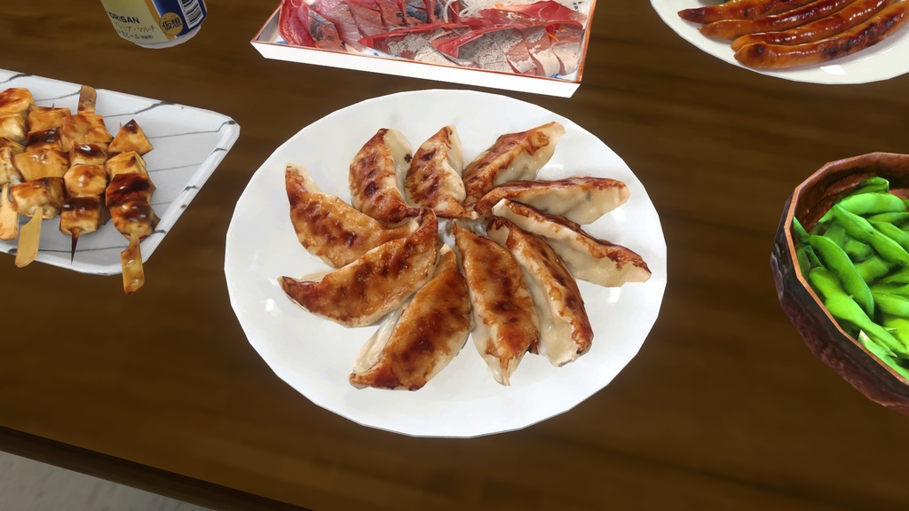 晩酌10点セット PC/Quest両対応 食べられるUDONギミックのおまけつき