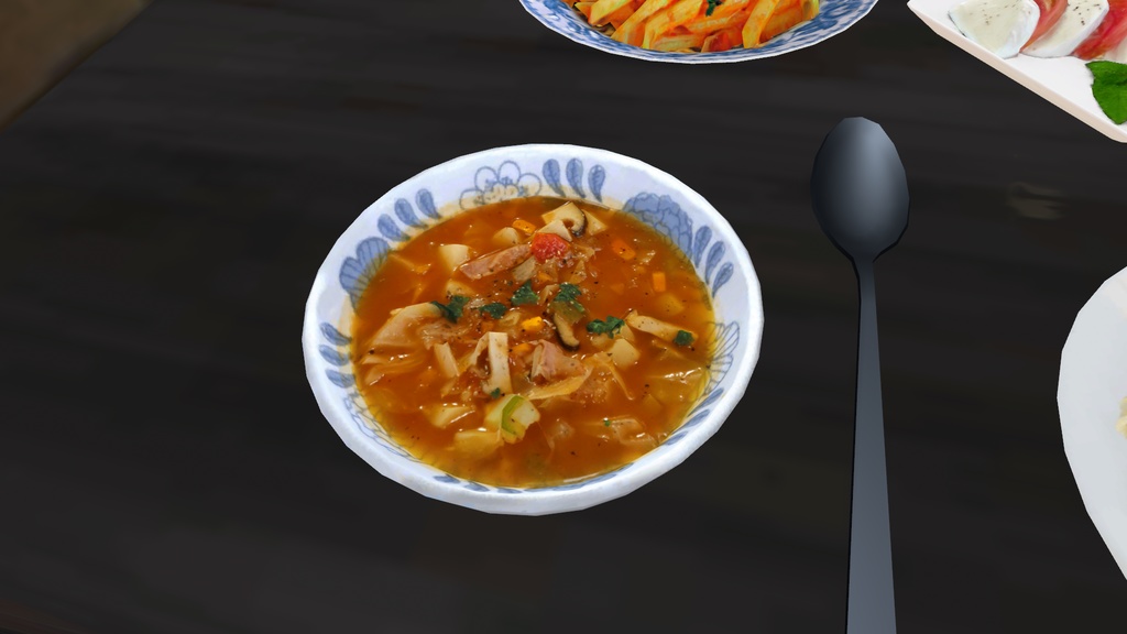 イタリアン8点セット PC/Quest両対応 食べられるUDONギミックのおまけつき