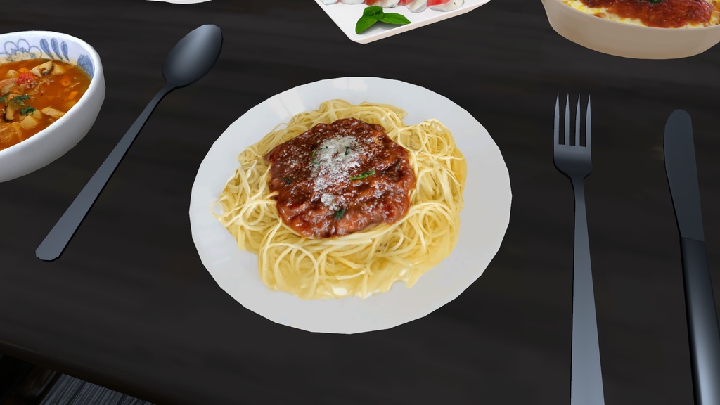 イタリアン8点セット PC/Quest両対応 食べられるUDONギミックのおまけつき