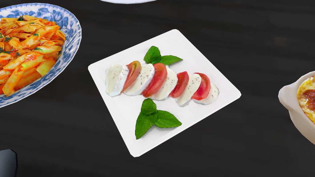 イタリアン8点セット PC/Quest両対応 食べられるUDONギミックのおまけつき