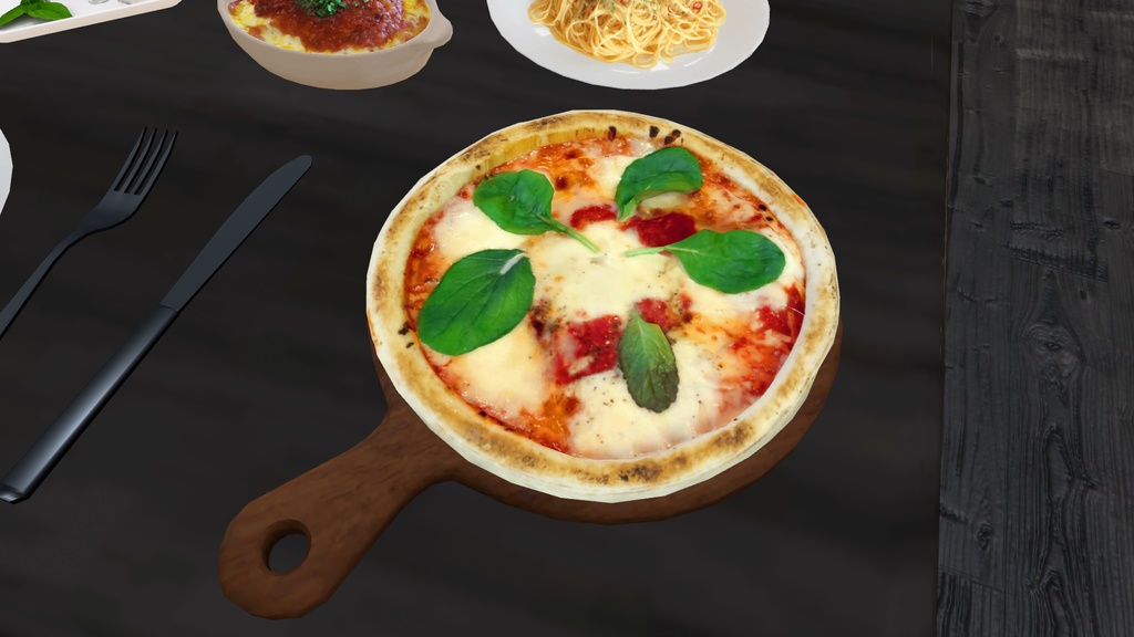 イタリアン8点セット PC/Quest両対応 食べられるUDONギミックのおまけつき