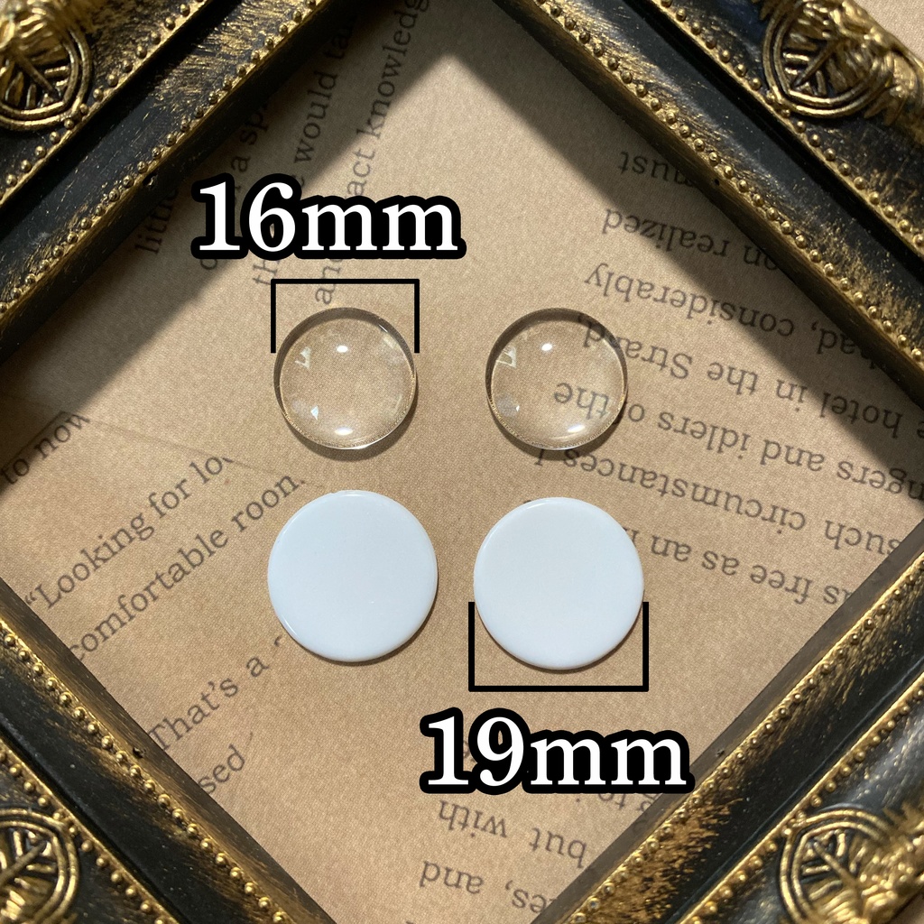 追視アイ制作キット　22mm相当　2ペア（各4個）