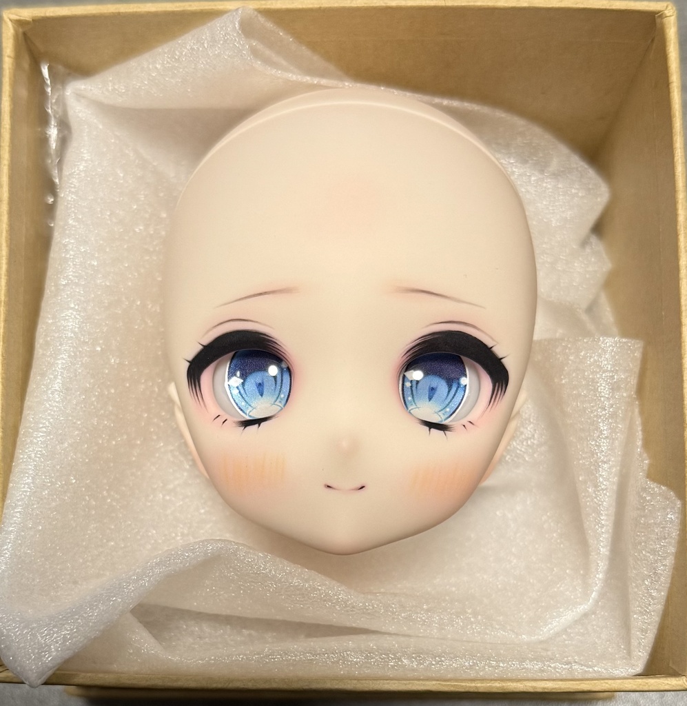 カスタムヘッド＋追視アイ DDHｰ27 セミホワイト肌