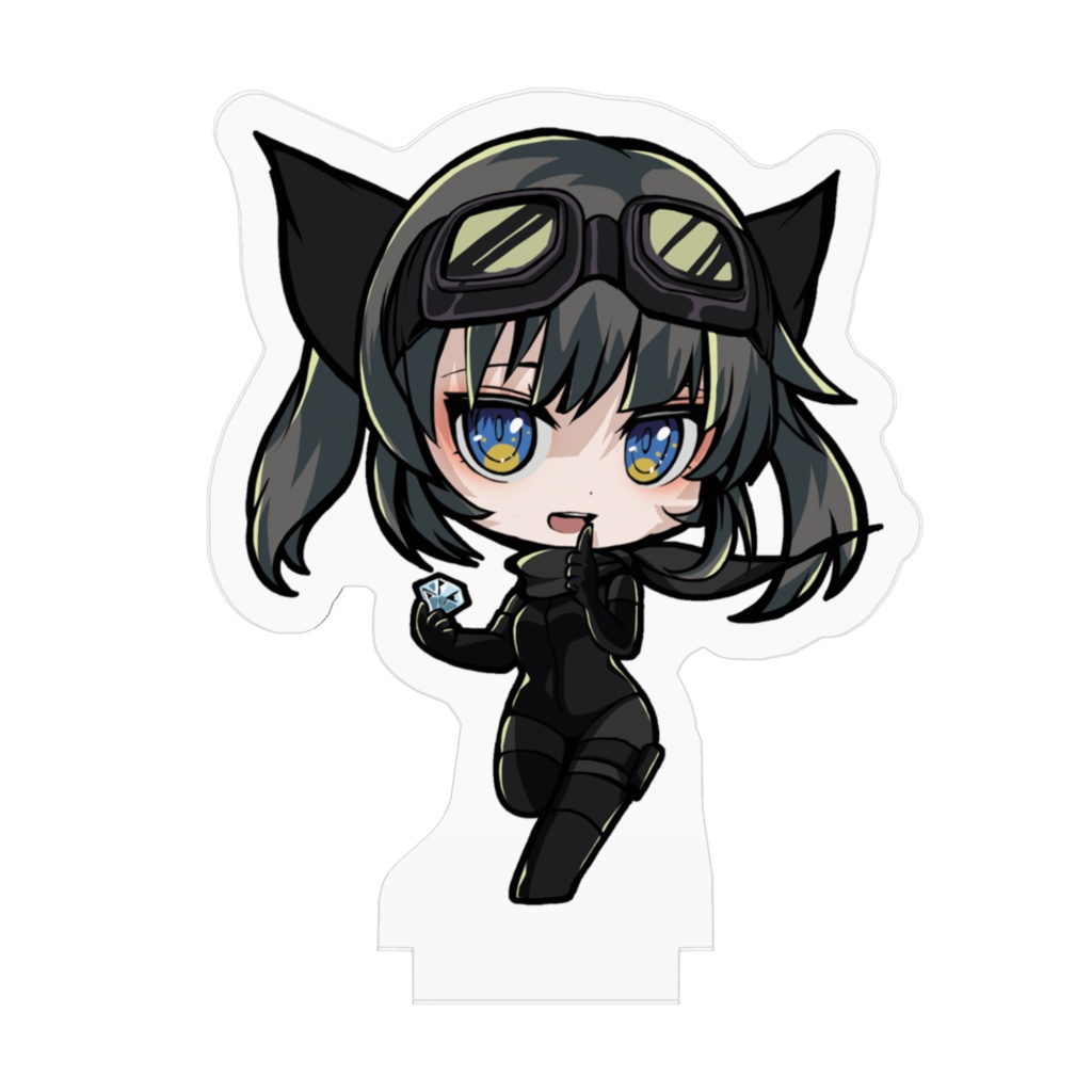 XXXXXXXちゃんアクリルスタンドフィギュア(Va1kyr!e -Weapon×Girls Illustration Book-)