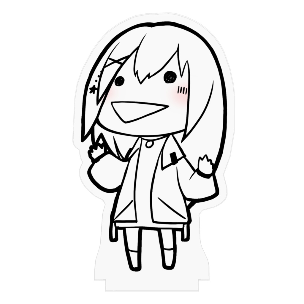 なんもわからんさなぽん アクリルスタンドフィギュア