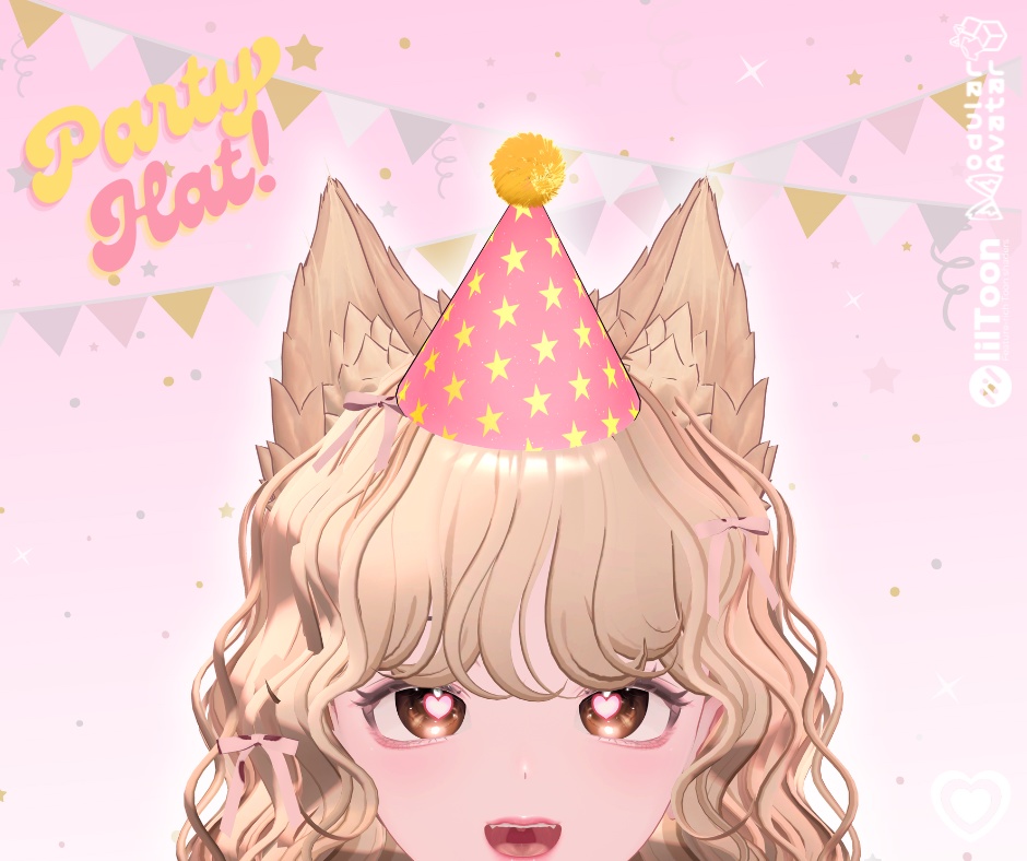 無料 FREE Party Hat [bnuuy_f002] 🎉