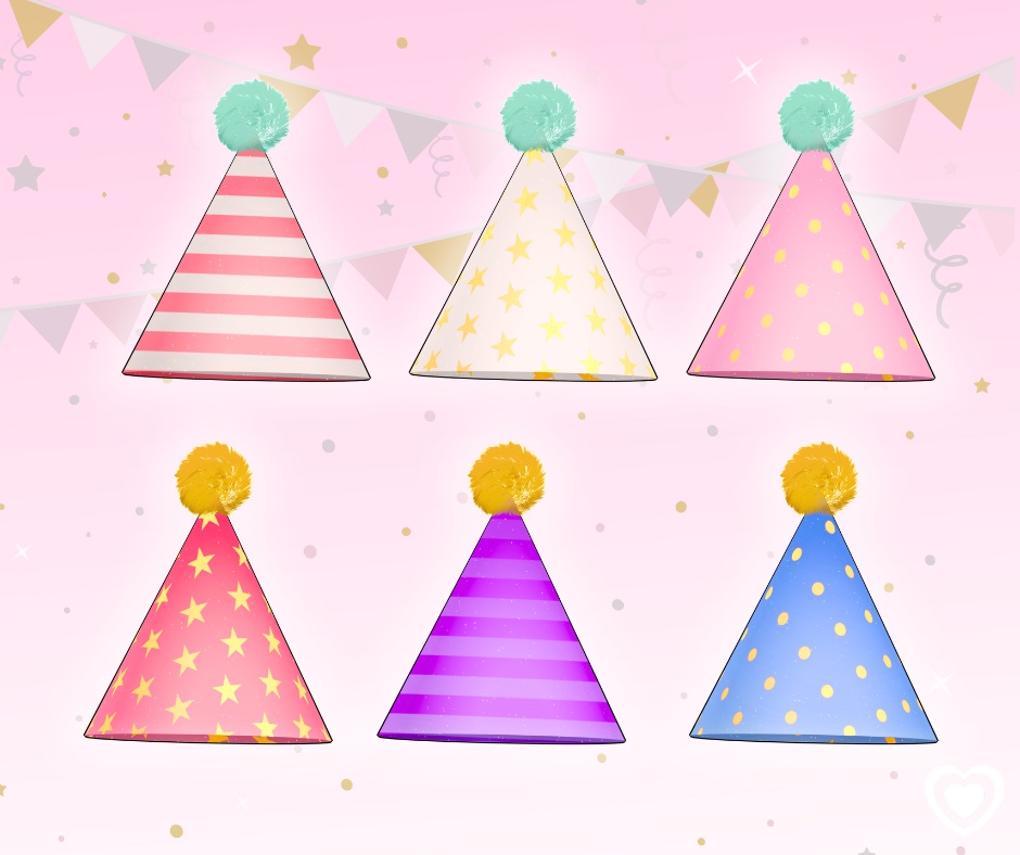 無料 FREE Party Hat 『bnuuy_f002』