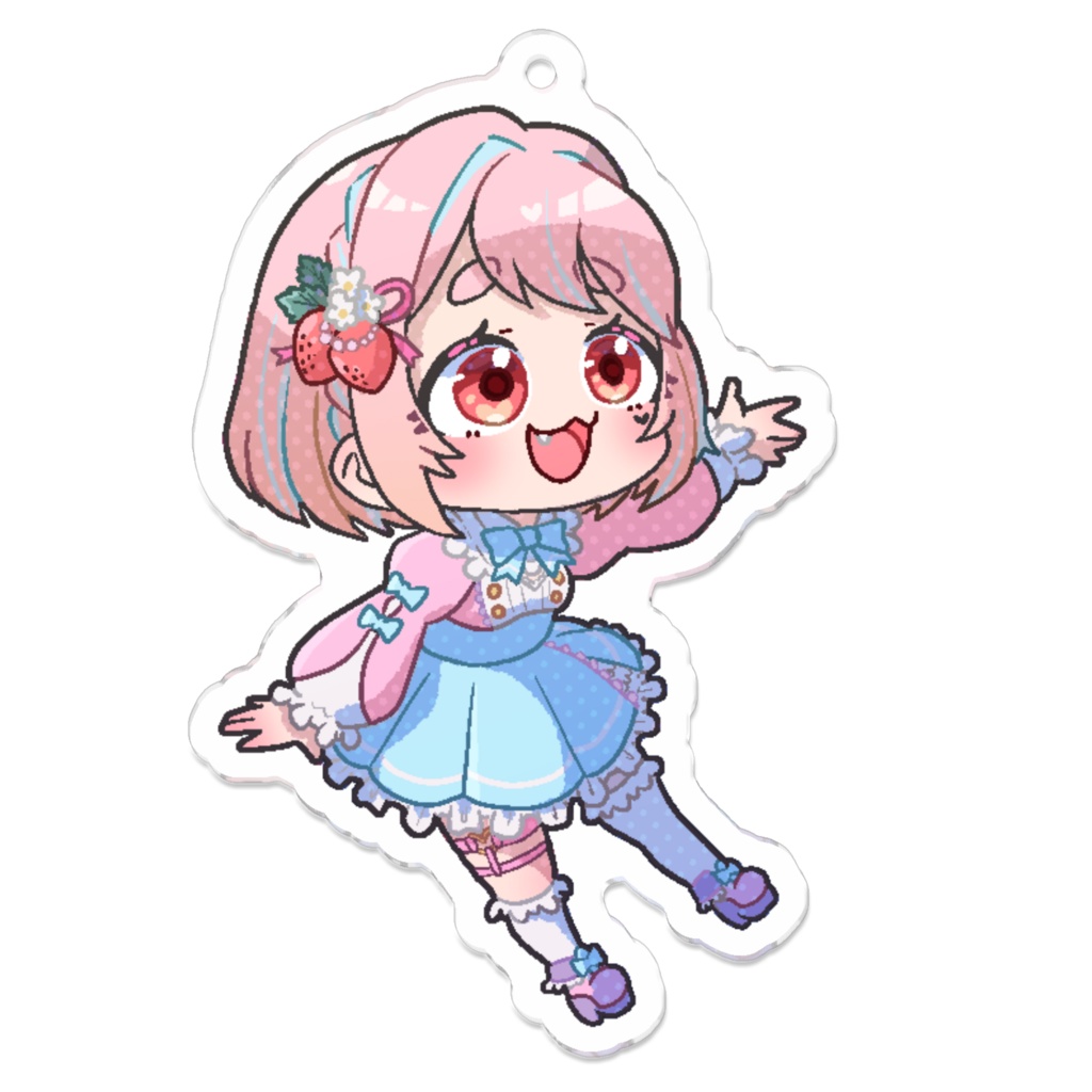 アクリルキーホルダー【甘果いちご】