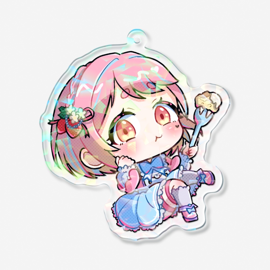 ホログラムアクリルキーホルダー【甘果いちご 誕生祭2025】
