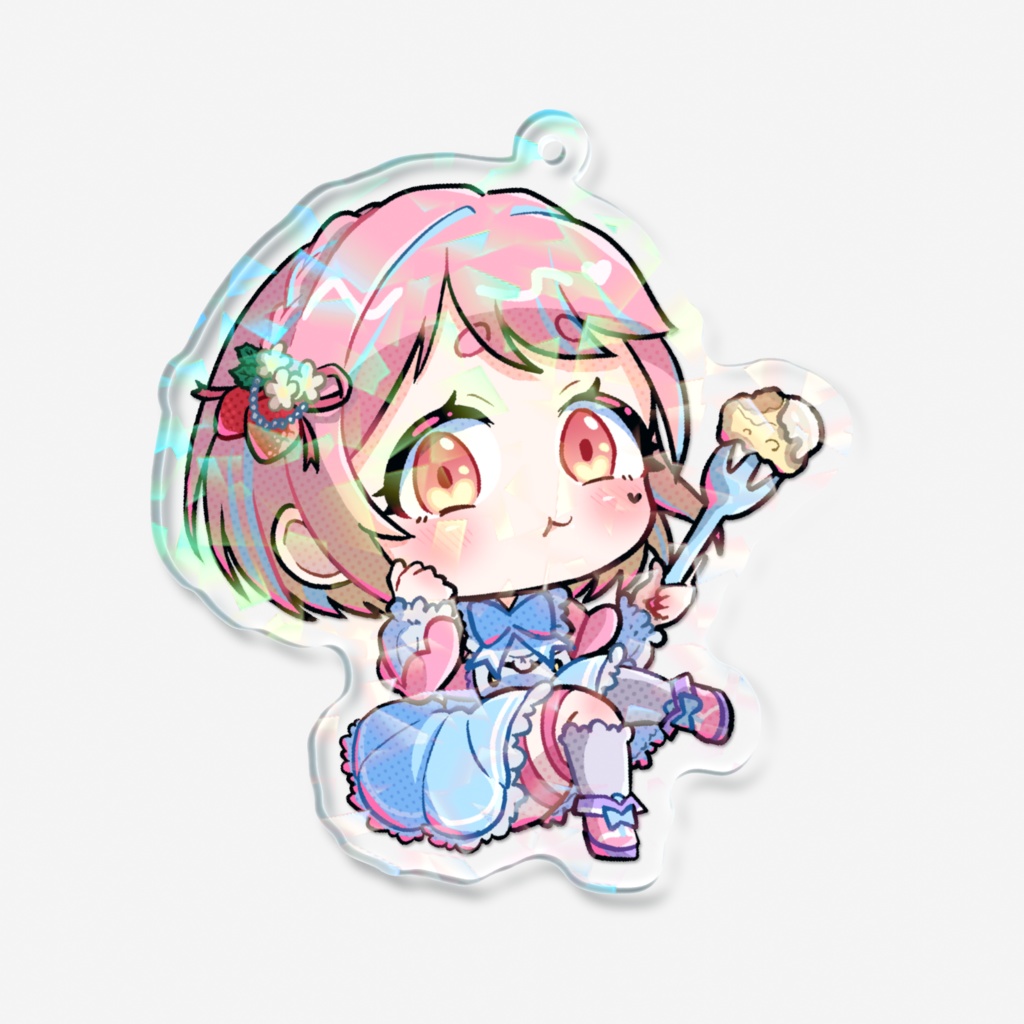 ホログラムアクリルキーホルダー【甘果いちご 誕生祭2025】