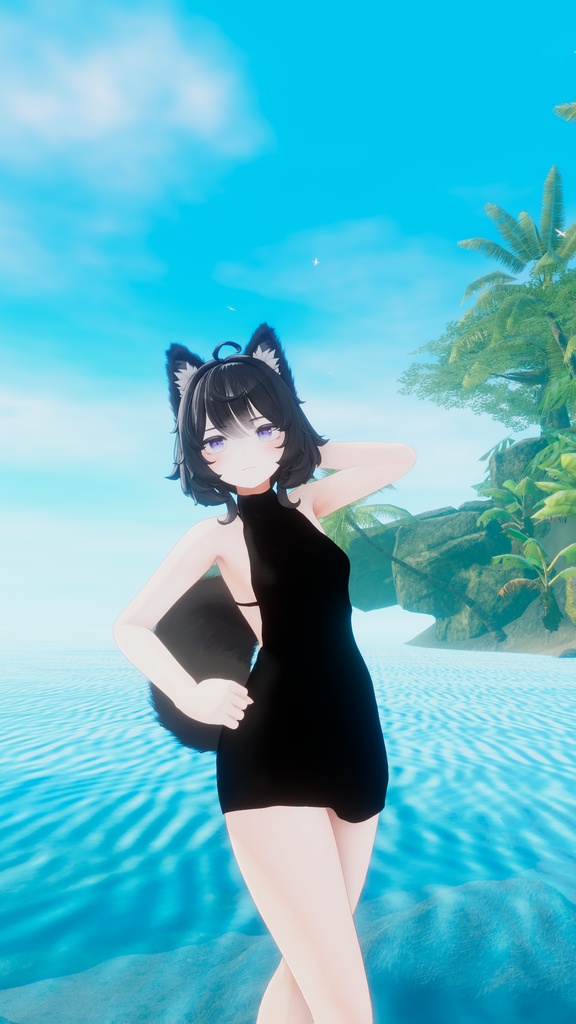Noir Tide | Dress & Bikini Set for Velle