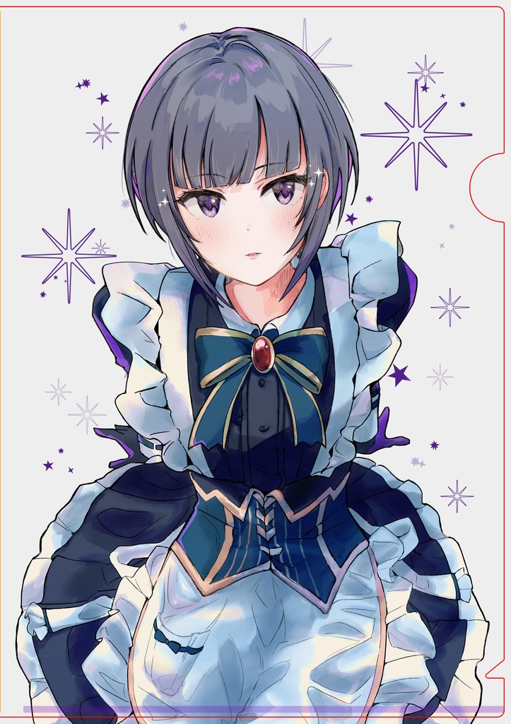 白雪千夜 クリアファイル (ホログラム加工)