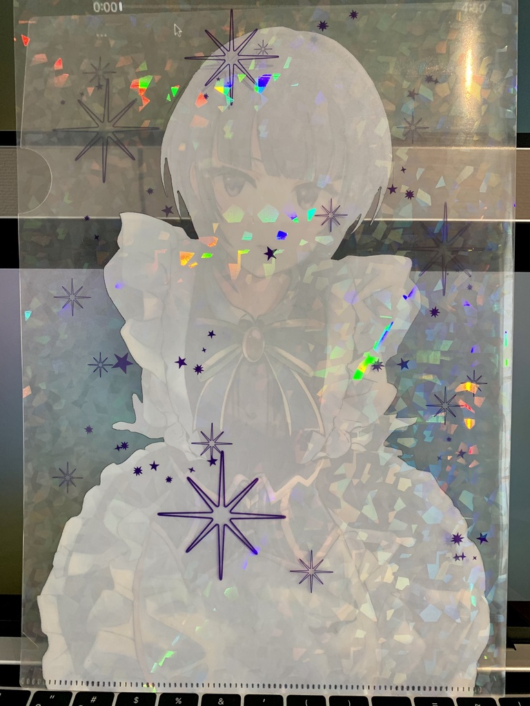 白雪千夜 クリアファイル (ホログラム加工)