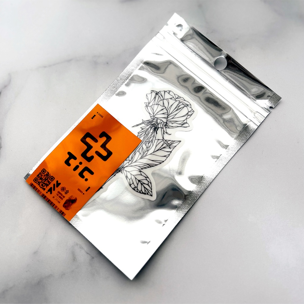 「色花の集い」クリアステッカー