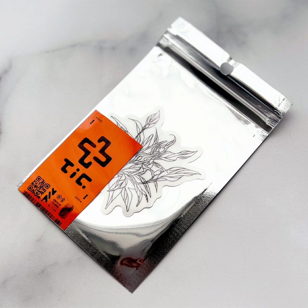 「色花の集い」クリアステッカー