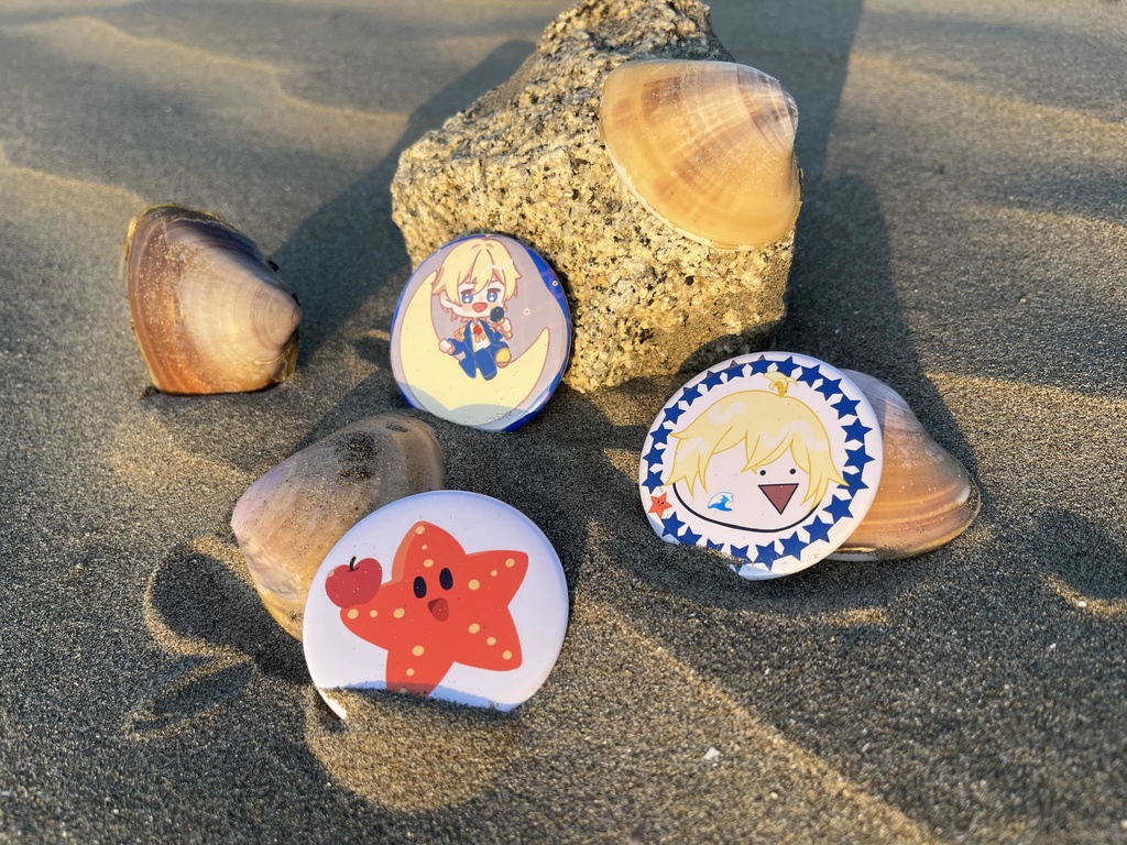 夜海 -Yorumi- ミニキャラ缶バッジ