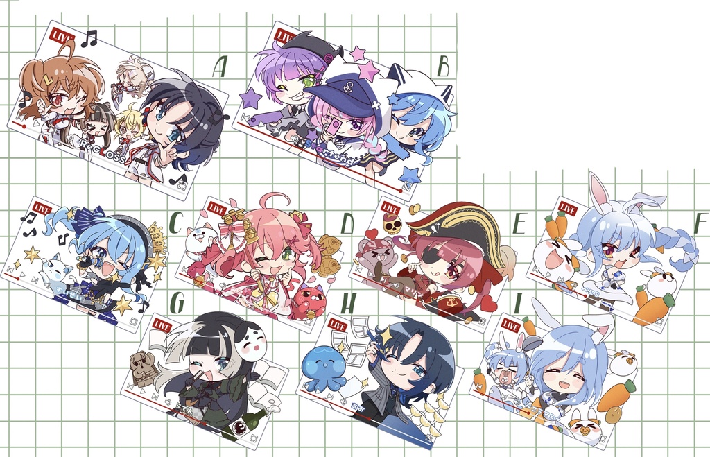 アクリルキーホルダー【ホロライブ】