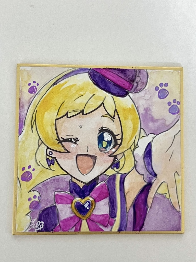 豆色紙 プリキュア