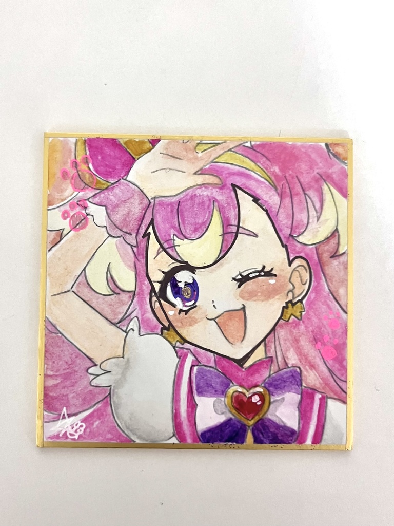 豆色紙 プリキュア