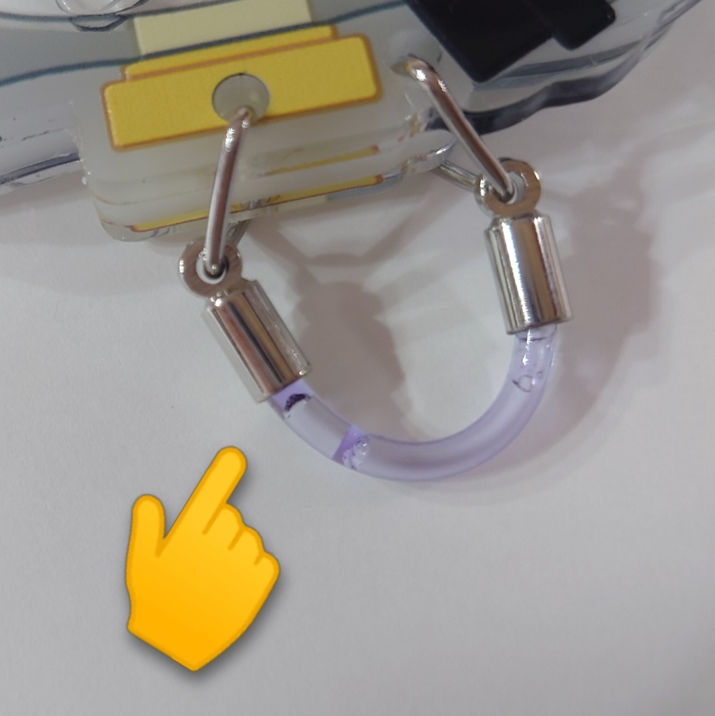 ざわ点滴風シャカシャカキーホルダー