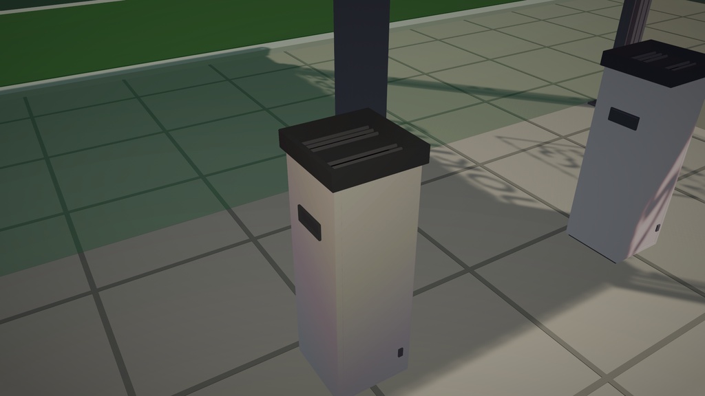 【VRChat想定】喫煙所セット / Smoking Area