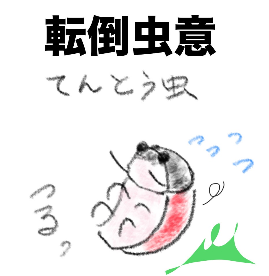 転倒虫意　〜てんとう虫でも転倒注意〜
