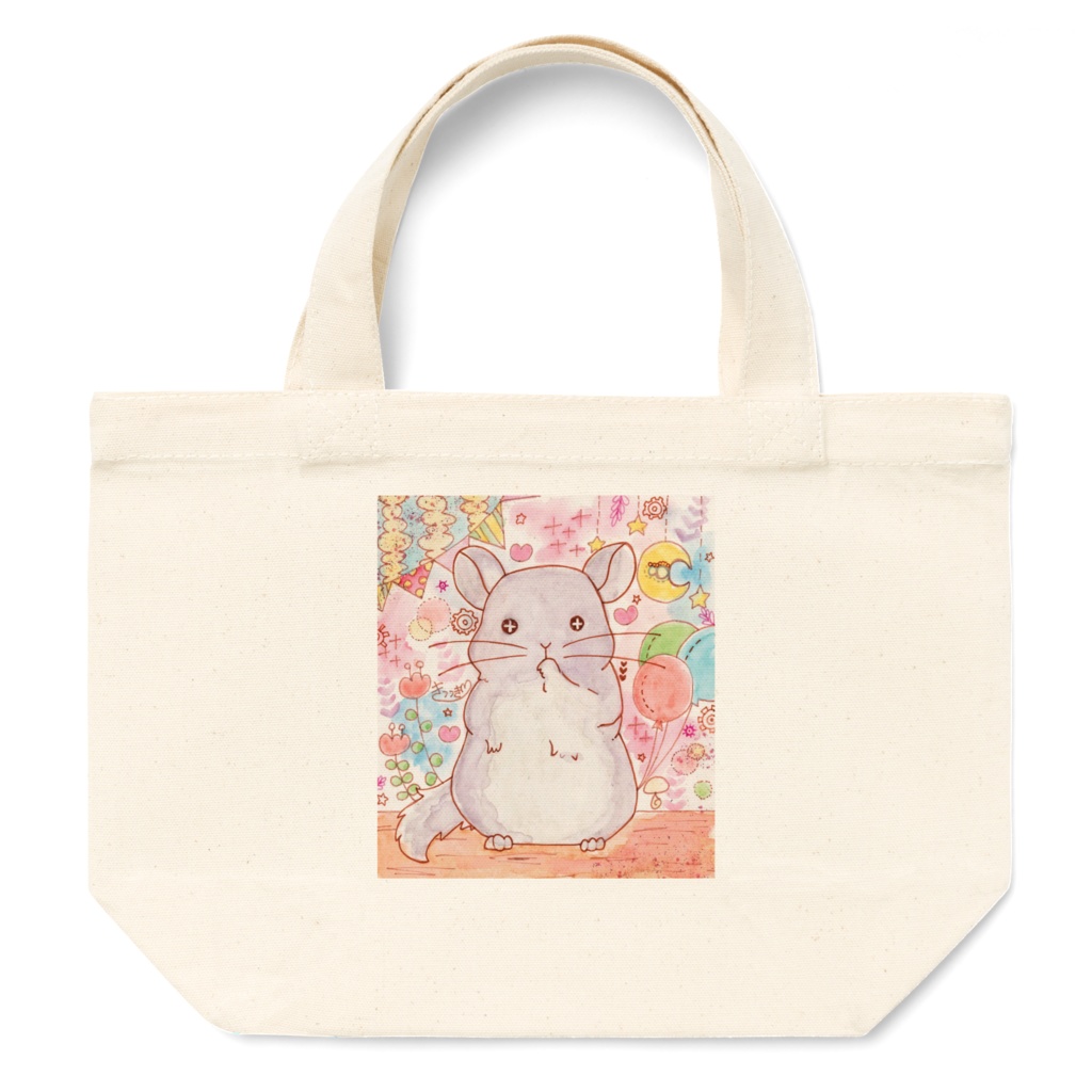 もじもじチンチラ★トートバッグ