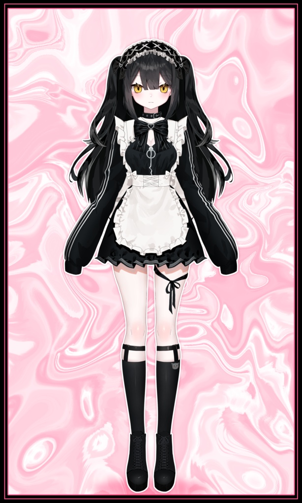 【限定1点 / live2d モデル】ジャージメイド