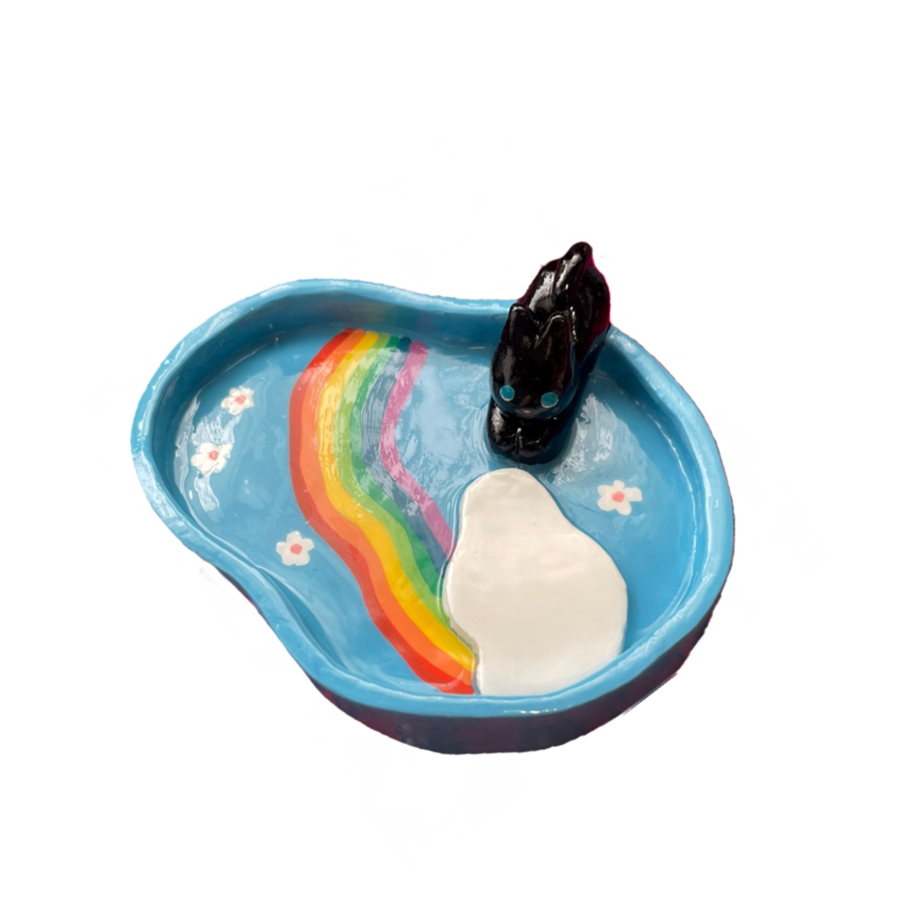 虹の水溜まり🌈