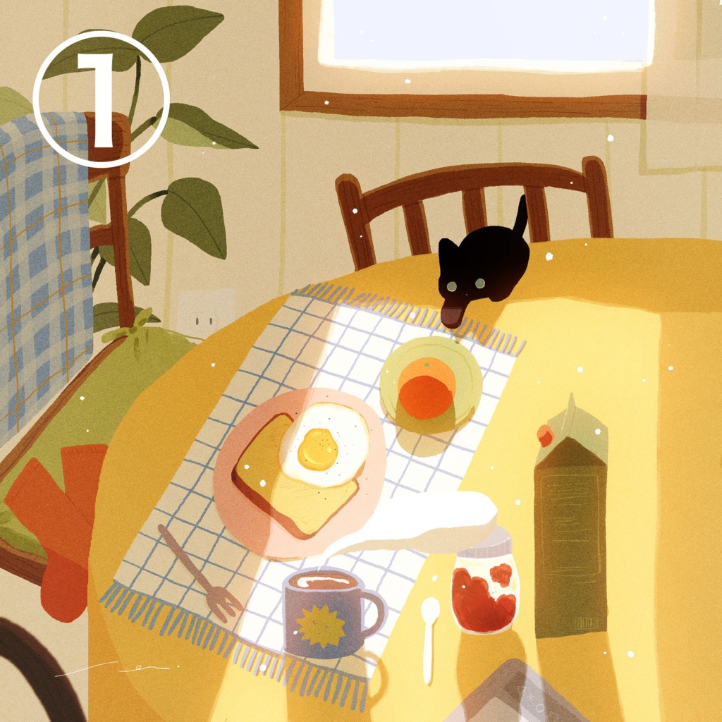 イラストカード 3種