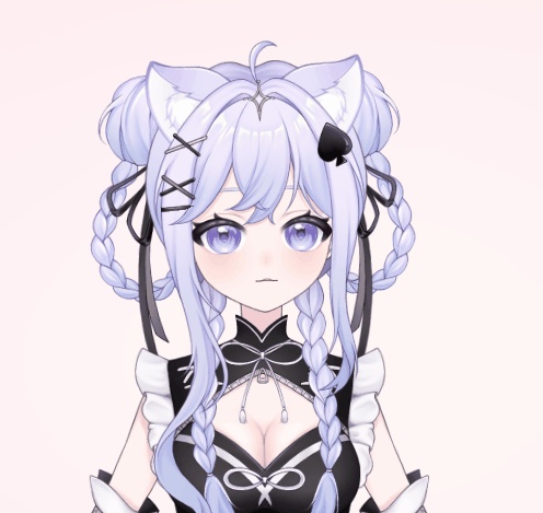 【Live2D Model】清楚中華風貓娘【VTS対応/汎用ボディ】