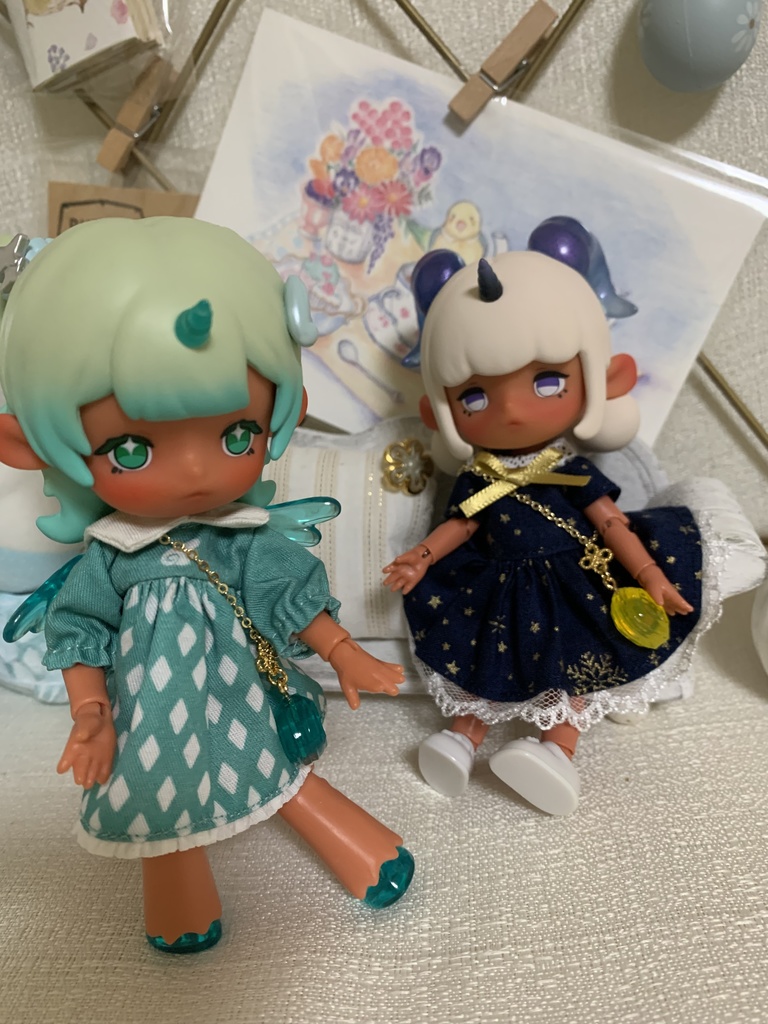 【cocoriang〜40センチまで】ドロップポシェットネックレス