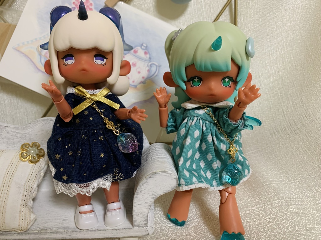 【cocoriang〜40センチまで】ドロップポシェットネックレス