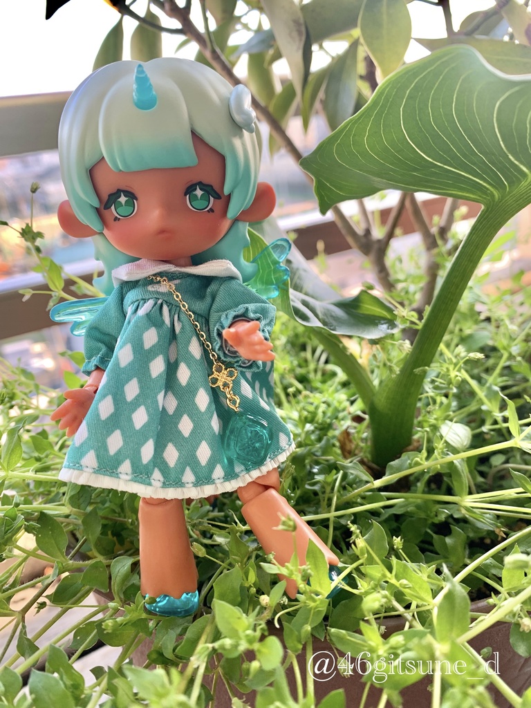 【cocoriang〜40センチまで】ドロップポシェットネックレス