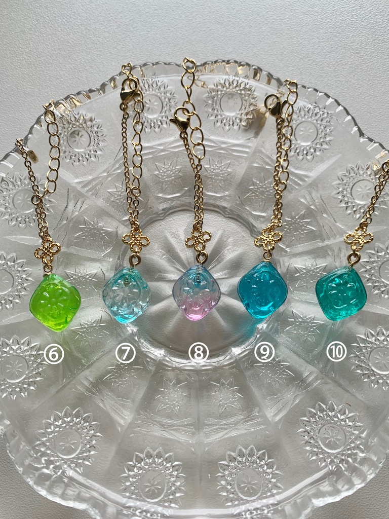 【cocoriang〜40センチまで】ドロップポシェットネックレス