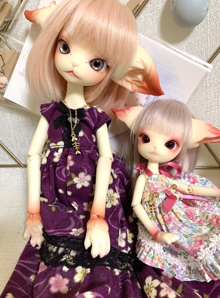 【cocoriang〜40センチまで】おさかなのホネックレス