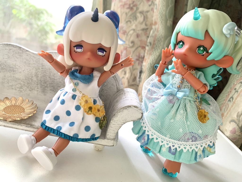 【cocoriang・オビツ11・アンティーユ】ひまわりポシェット