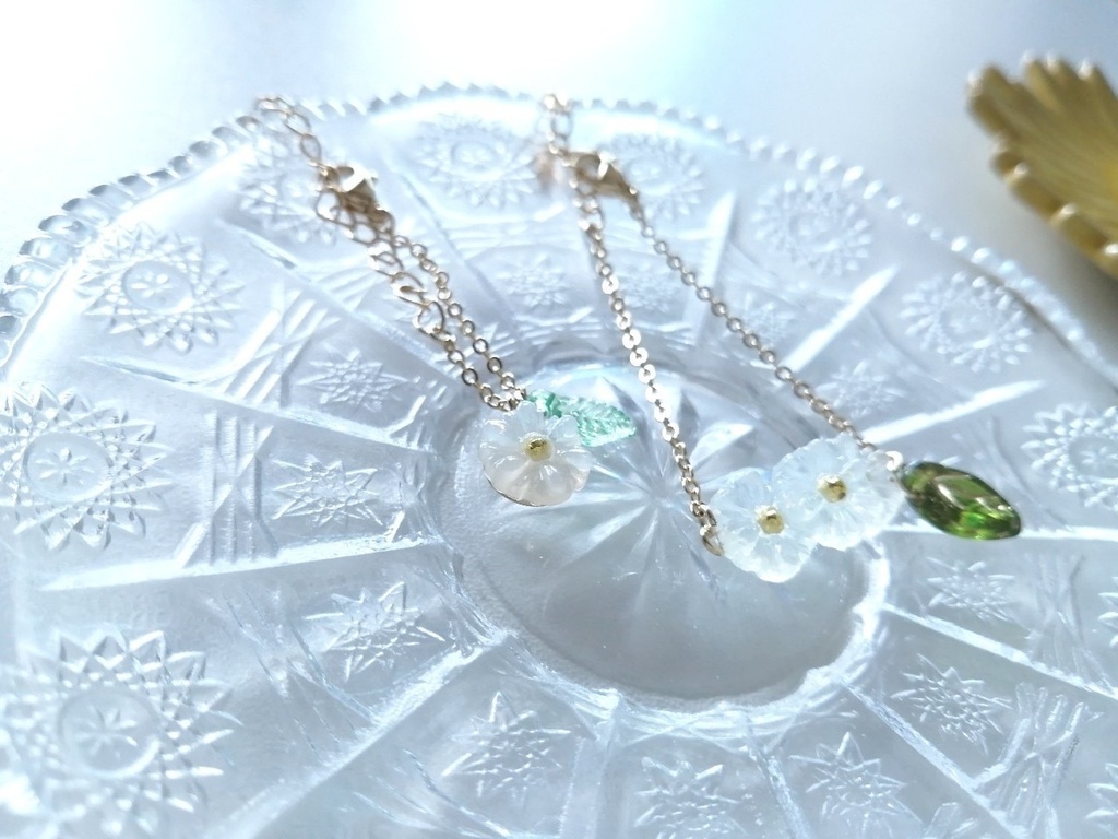 【cocoriang・オビツ11・アンティーユ】白い花ポシェット