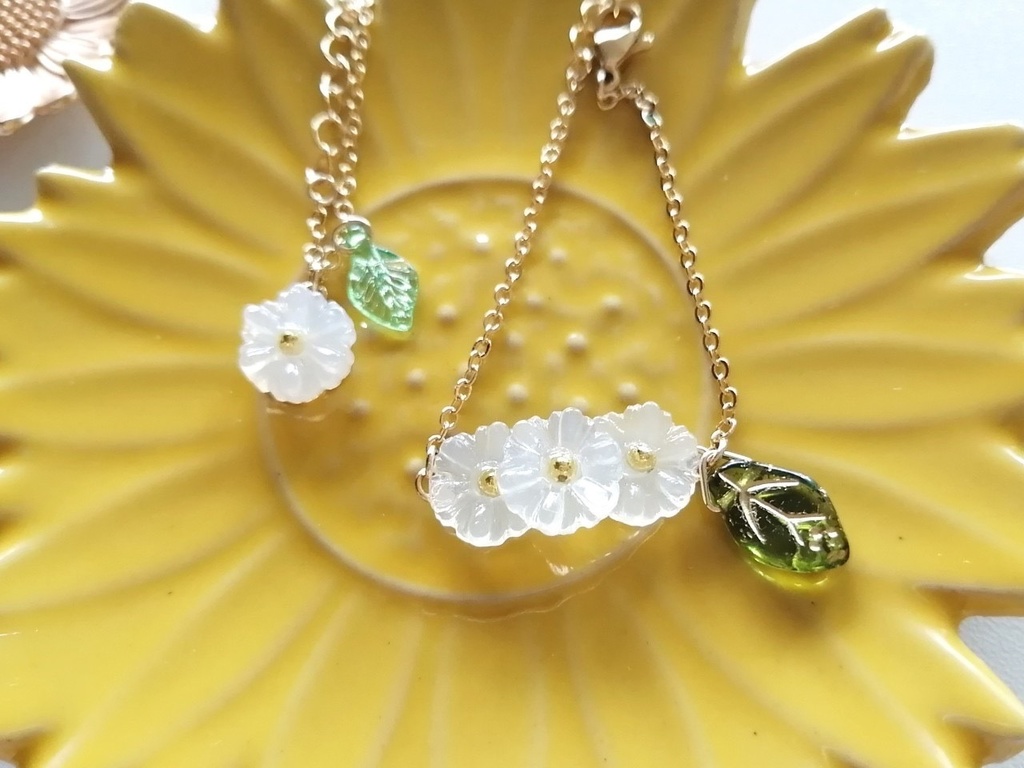 【cocoriang・オビツ11・アンティーユ】白い花ポシェット