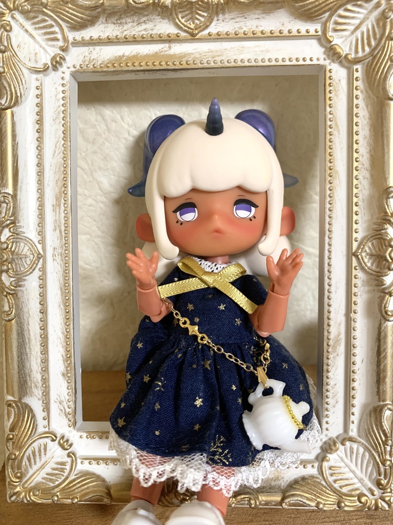 【オビツ11〜40cm対応】お茶会ティーポットポシェット