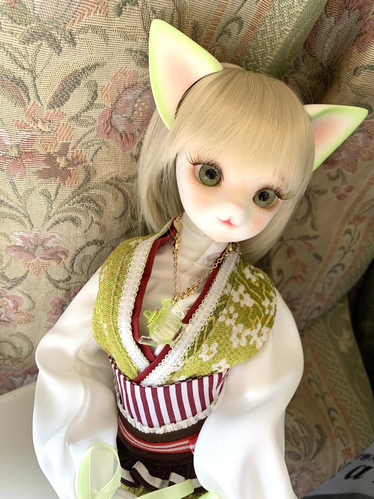 【オビツ11〜40cm対応】お茶会ティーポットポシェット