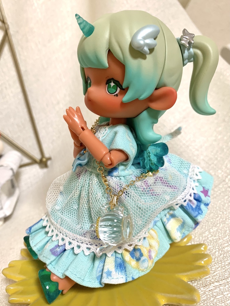 【オビツ11〜40cm対応】お茶会ティーポットポシェット