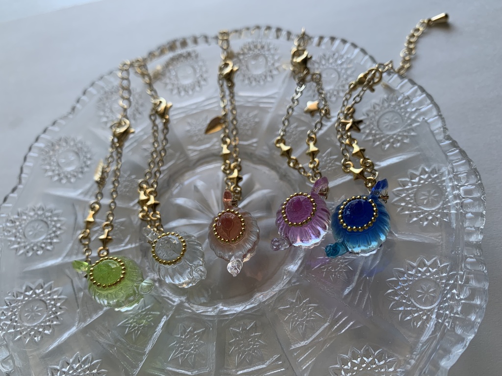 【オビツ11〜40cm対応】お茶会ティーポットポシェット